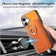thumbnail image 5 of Funda Magnética Para Iphone 17 Con Billetera Y Anillo Protector Resistente Orange, 5 of 6