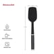 thumbnail image 3 of Cuchara y espátula KitchenAid Classic de silicona negra resistente al calor, 3 of 5