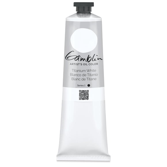 Color al Óleo Gamblin Blanco Titanio 150 ml (tubo)