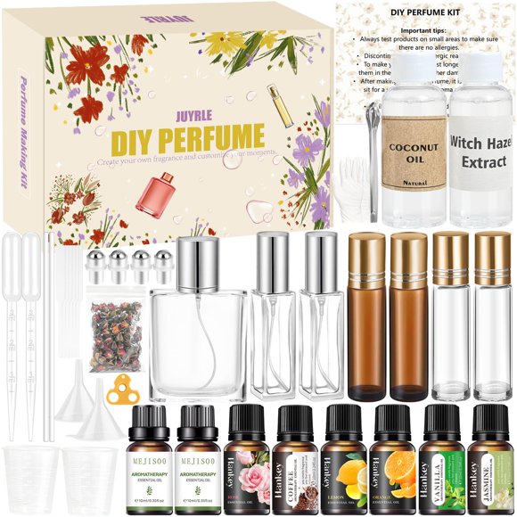 Kit de Perfume JUYRLE DIY – Set para Elaborar Perfumes Roll‑on
