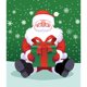 thumbnail image 1 of Cubierta para puerta de garaje, celebraciones de Papá Noel, 2,1 m x 2,4 m, 1 of 1