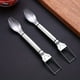 thumbnail image 1 of 2pcs Watermelon Fork Slicer Cutter, 2-in-1 Summer Watermelon Fruit Cutter, Portable Stainless Steel Watermelon Slicer, Fruit Salad Knife Fork Carving Tool Kitchen Gadgets For Family Parties Camping, 1 of 4
