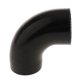 thumbnail image 1 of 90 grados 5 mm manguera turbo silicona codos acoplador tubo manguera negro, 1 of 5