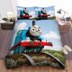 thumbnail image 1 of Thomas Train On Railway And Blue Sky Background Quilt Duvet Cover Set3-Piece Bedding Set, 1 of 5