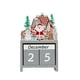 thumbnail image 3 of Figura De Calendario De Números De Navidad, Adorno De Madera Para Mesa, Navidad, Gris, 3 of 3
