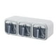 thumbnail image 1 of Caja De Condimentos Para Montaje En Pared, Práctico Cajón, Tarros De Especias Para Hotel De Azúcar Y Pimienta, 1 of 3