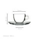 thumbnail image 2 of Set 6 Taza Cafe Vidrio Lisa 85 Cc Linea Basica, 2 of 3