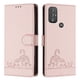 thumbnail image 1 of Funda tipo cartera FOXDOCK para Motorola MOTO G Power 2022 con soporte, ranuras, RFID, diseño de gato, 1 of 5