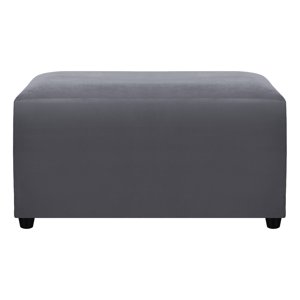 Bodevir - Banqueta Cali 2C Felpa 30 Gris