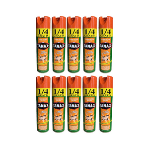 Tanax - Pack 10 Insecticida En Aerosol 220Cc Casa Y Jardin