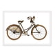 thumbnail image 1 of Cuadro Bicicleta Vintage con Marco Blanco 50x40 CM, 1 of 1