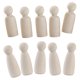 thumbnail image 2 of 10 Piezas De Mu?ecas De Madera Con Clavija, Cuerpos De Personas De Madera, Juguetes De Cumplea?os Para Ni?os DIY Mezclados, 2 of 5