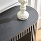thumbnail image 2 of 59.05'' Modern Console Table With Drawer for Entryway with Unique Vertical Stripe Design for Living Room Hallway Foyer Entrance Study,BLACK, 2 of 3