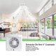 thumbnail image 3 of Pack 5 Extractor Aire 4 Pulgada Drl Cuadrado Baño Cocina certificado, 3 of 6