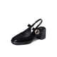thumbnail image 2 of Zapatos Taco PU Acharolado Mujer Cuadrado Weide GH221, 2 of 3