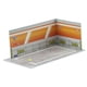 thumbnail image 1 of 1:32 Estacionamiento Modelo Coche Diecast Garaje Para Diorama Colección Fondo 32088 Naranja, 1 of 5