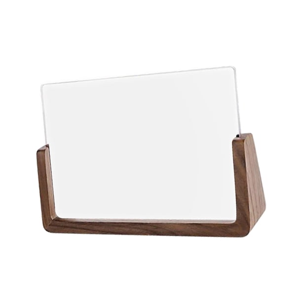 Marco De Fotos De 3,5x5 En Forma De U Para Soporte De Exhibición De Mesa De Escritorio Horizontal