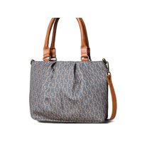 Cartera Sharo Signature Lona Y Cuero