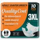 thumbnail image 1 of Pañales de Incontinencia QUALITYCOST XXXL Pack de 10 Unisex, 1 of 7
