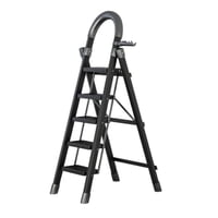 Escalera De Acero Plegable Con 5 Escalones By Lubabycas