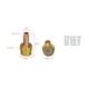 thumbnail image 2 of Kit de lentes de gas para antorcha de soldadura TIG RIVERWELD 45V116 10N23 1.6 mm, 2 of 5