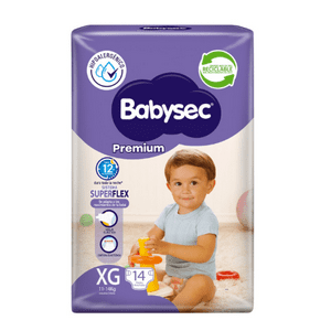 Pack X8 Pañales Babysec Premium Xg 112 Pañales
