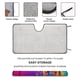 thumbnail image 2 of Esa Chica Lay Lay Parasol para Parabrisas Delantero Protector Plegable, Visera Solar para Auto Bloquea Rayos UV Mantiene tu Vehículo Fresco140cm*76cm, 2 of 6