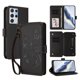 thumbnail image 1 of Funda Cartera Mariposa para [Samsung Galaxy S21 Ultra] con Soporte y Cremallera Negro, 1 of 6