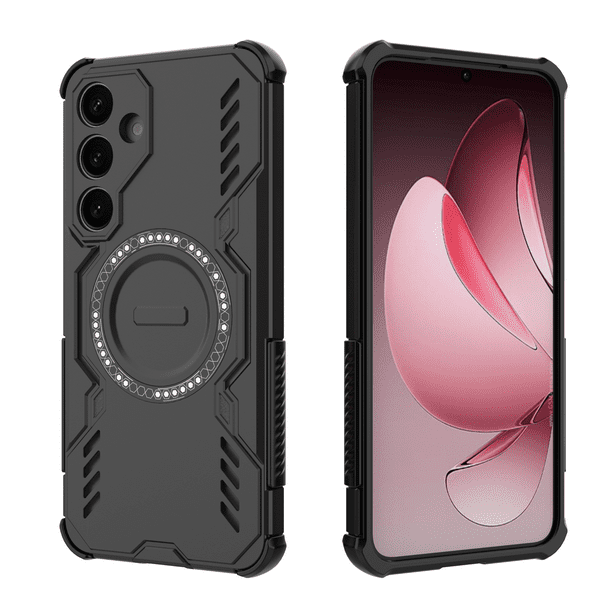 Funda FOXDOCK para Samsung Galaxy S25 Plus , magnética, resistente a golpes, con soporte, unisex, carga inalámbrica