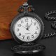 thumbnail image 4 of Reloj de bolsillo Realpoo de cuarzo para hombre con esfera de números arábigos y cadena, 4 of 8