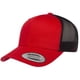 thumbnail image 1 of Gorra Yupoong YP Classics Retro Trucker roja y negra, 1 of 2