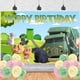 thumbnail image 1 of Cartel De Cumpleaños De Trash Truck 150 X 90 Cm Con 18 Globos, 1 of 7