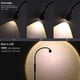 thumbnail image 4 of Lámpara de pie LED ajustable O'Bright Ray, negro mate, 4 of 7