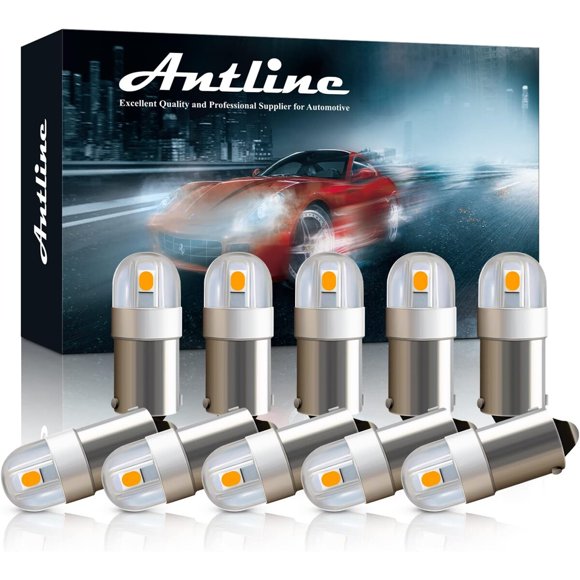 Lámpara LED Antline BA9S 12V ámbar 1.5W alto brillo