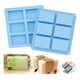 thumbnail image 2 of Molde De Silicona Reposteria Rectangular 6 Divisiones Color Azul, 2 of 3