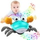 thumbnail image 1 of Juguete para bebés Crawling Crab Plnmlls con música y luz LED, 1 of 3