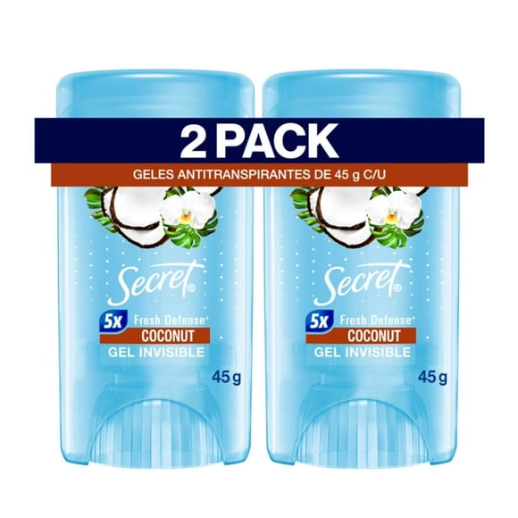 Desodorante Barra Secret Coco Pack Mujer, 1 Un