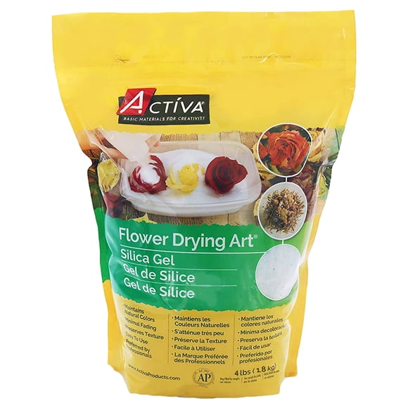 Compuesto para secar flores ACTIVA Art Silica Gel, 1,8 kg, blanco