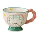 thumbnail image 3 of Taza De Cerámica Para Café Y Leche, Figura Creativa Artesanal Para Café, Mujer, Cocina, Mango Rosa, 3 of 3