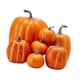 thumbnail image 1 of 7 calabazas artificiales de espuma para manualidades, accesorios para fotos, decoración de Halloween, calabazas decorativas de otoño para decoración Naranja intenso, 1 of 5