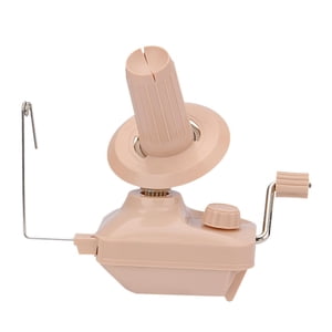 Bothyi - Bobinadora De Hilo De Lana, Bricolaje Ligero Con Mango Para Tejer Hilo De Bobinado De Fibra, Color Caqui