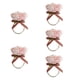 thumbnail image 5 of 5 Uds. Hebillas Para Servilletas, Festivales, Cenas, Café De Acción De Gracias, Servilleteros De Flores, Rosa, 5 of 5