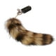 thumbnail image 1 of Faux Fur Wolf Tail Cosplay Purse Charms Furry Para Anime Niños Adultos, 1 of 2