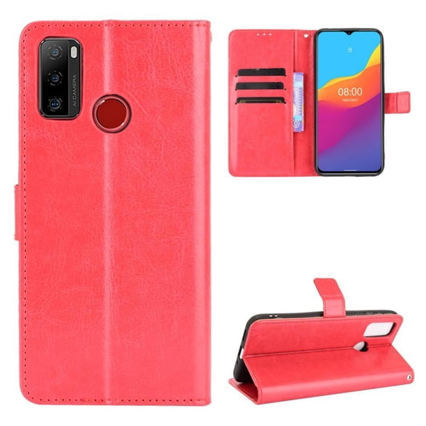 Funda tipo libro para Ulefone Note 10, cartera todo‑en‑uno, funda multifuncional con tarjetero y correa de muñeca desmontable