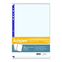 Fundas Plásticas Tamaño Oficio Bolsa (10 Un) 1 Un Adetec