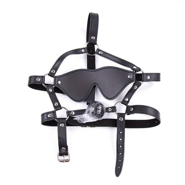 1pc BDSM Sex Toy Set - Blindfold, Gag, and Mouth Ball for Couples - Enhance Your Sexual Experience