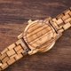 thumbnail image 3 of Reloj de madera MUJUZE Wood para hombre hecho a mano ligero, 3 of 9