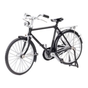Bothyi - 1:10 Modelo De Bicicleta Decoración Aleación Dedo Bicicleta Miniatura Para El Hogar Niños Negro