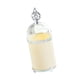 thumbnail image 3 of Tarro De Almacenamiento, Cuchara De Café, Tenedor De Postre, Soporte Para Organizar La Encimera De La Barra, Borde Amarillo Plateado, 3 of 5