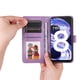 thumbnail image 4 of Funda tipo cartera FOXDOCK para Realme 8 Pro , diseño girasol en relieve, cuero PU, cierre magnético, soporte y tarjetero, 4 of 5